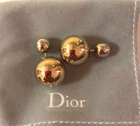 double sided stud earrings dior|christian Dior tribal earrings.